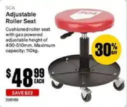 SuperCheap Auto Adjustable Roller Seat offer