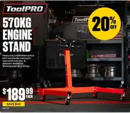 SuperCheap Auto ToolPRO 570KG Engine Stand offer