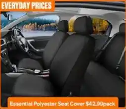 SuperCheap Auto Essential Polyester Seat Cover offer