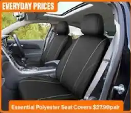 SuperCheap Auto Essential Polyester Seat Covers offer