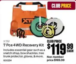 SuperCheap Auto XTM 7 Pce 4WD Recovery Kit offer