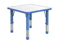 Officeworks Studymate Kids Square Table White and Blue offer