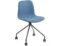 Officeworks Polo Heavy Duty Mobile Chair with Navy Fabric Seat offer
