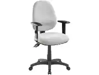 Officeworks Pago Matrix II Plus Heavy-Duty Ergonomic Chair Arms Pearl offer