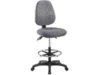 Officeworks Pago Matrix II High Back Drafting Chair Charcoal offer