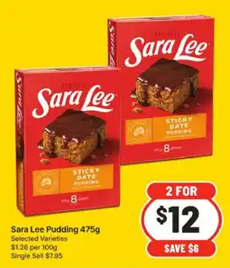 IGA Sara Lee Pudding offer