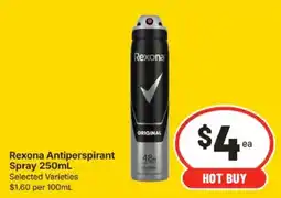 IGA Rexona Antiperspirant Spray offer