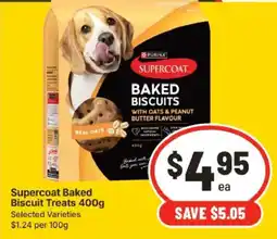 IGA Supercoat Baked Biscuit Treats offer
