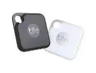 Officeworks Tile Pro 2 Pack Bluetooth Trackers Black/White offer