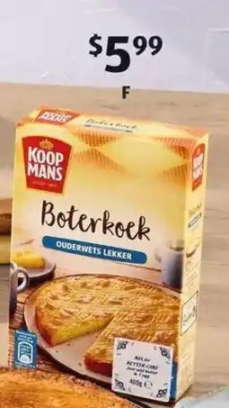 ALDI Koopmans Boterkoek Mix offer