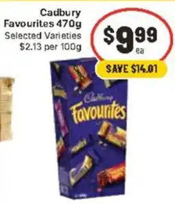 CORNETTS Cadbury Favourites offer