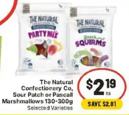 CORNETTS The Natural Confectionery Co. Sour Patch or Pascall Marshmallows offer