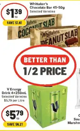 CORNETTS Whittaker's Chocolate Bar offer