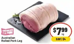 CORNETTS Australian Rolled Pork Leg offer