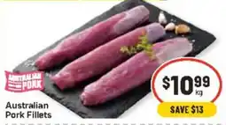 CORNETTS Australian Pork Fillets offer