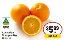 CORNETTS Australian Oranges offer