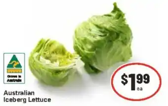 CORNETTS Australian Iceberg Lettuce offer