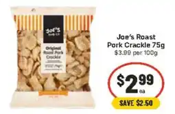 CORNETTS Joe's Roast Pork Crackle offer