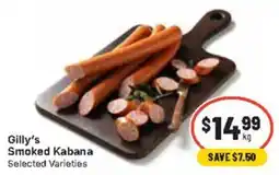 CORNETTS Gilly's Smoked Kabana Selected Varieties offer