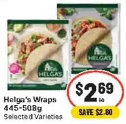 CORNETTS Helga's Wraps offer