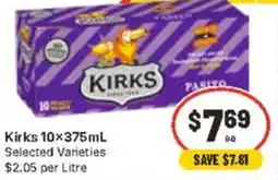 CORNETTS Kirks Selected Varieties offer