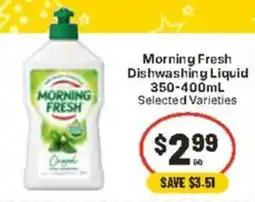 CORNETTS Morning Fresh Dishwashing Liquid offer