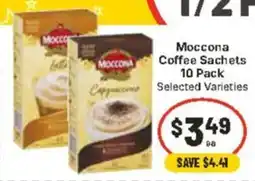 CORNETTS Moccona Coffee Sachets offer