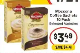 CORNETTS Moccona Coffee Sachets offer
