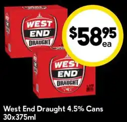 Drakes West End Draught 4.5% Cans offer