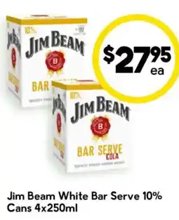 Drakes Jim Beam White Bar Serve offer