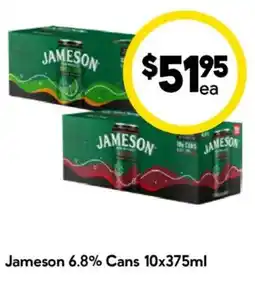 Drakes Jameson 6.8% Cans offer