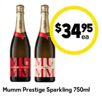 Drakes Mumm Prestige Sparkling offer