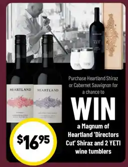 Drakes Heartland Shiraz or Cabernet Sauvignon offer