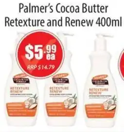 Healthy Life Palmer's Cocoa Butter Retexture and Renew offer