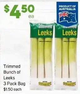 Foodland Trimmed Bunch of Leeks offer