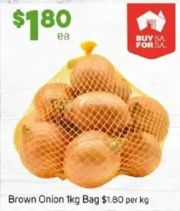 Foodland Brown Onion 1kg Bag offer