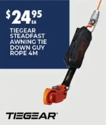 Tiegear Steadfast Awning Tie Down Guy Rope 4M