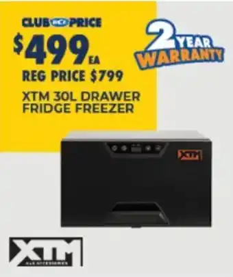 BCF Xtm 30l drawer fridge freezer offer