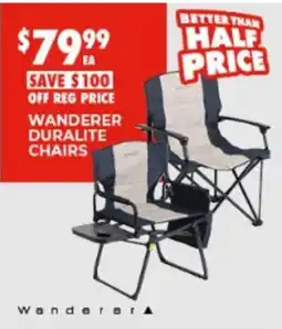 BCF Wanderer Duralite Chairs offer