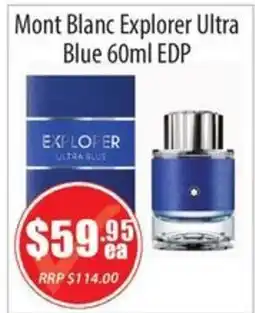 Healthy Life Mont Blanc Explorer Ultra Blue EDP offer