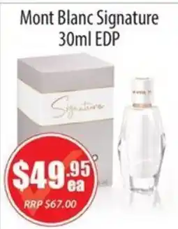 Healthy Life Mont Blanc Signature 30ml EDP offer