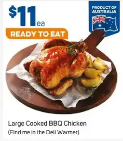Foodland Large Cooked BBQ Chicken offer