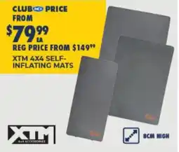 BCF XTM 4x4 Self-Inflating Mats offer