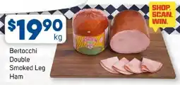 Foodland Bertocchi Double Smoked Leg Ham offer
