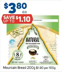 Foodland Mountain Bread Natural Wraps offer