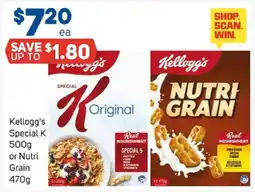Foodland Kellogg's Special K or Nutri Grain offer