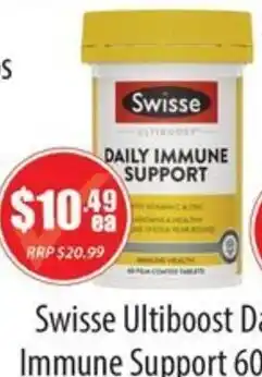 Healthy Life Swisse Ultiboost Daily Immune Support offer
