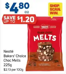 Foodland Nestlé Bakers' Choice Choc Melts offer