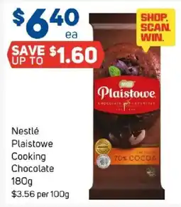 Foodland Nestlé Plaistowe Cooking Chocolate offer