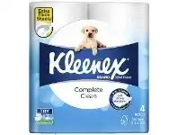 Officeworks Kleenex Complete Clean Toilet Tissue 4 Pack offer
